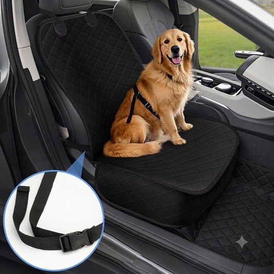Waterproof Dog Front Seat Cover | Scratch-Proof & Non-Slip Car Protector