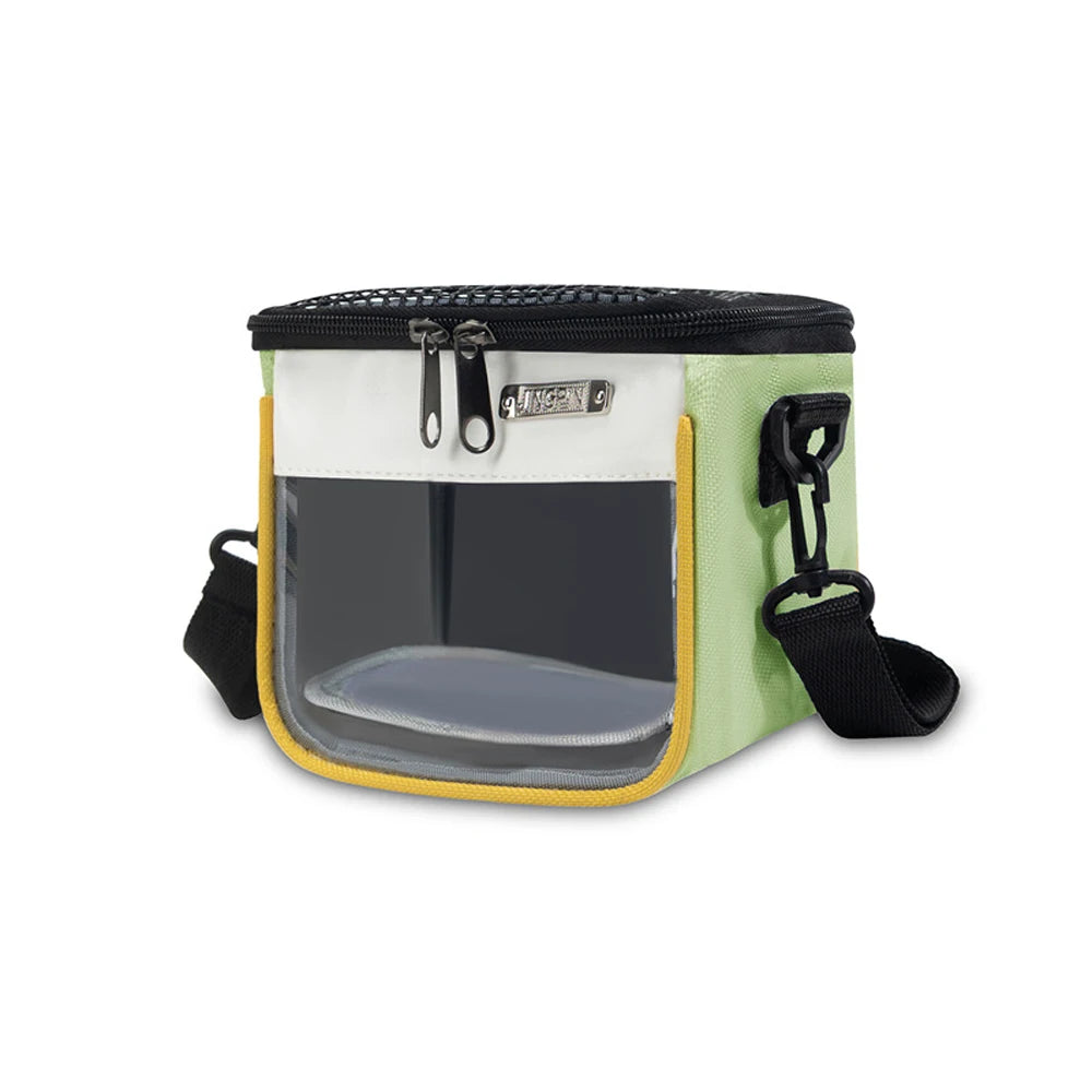 Small Pet Travel Carrier Bag with Breathable Mesh and Clear Window