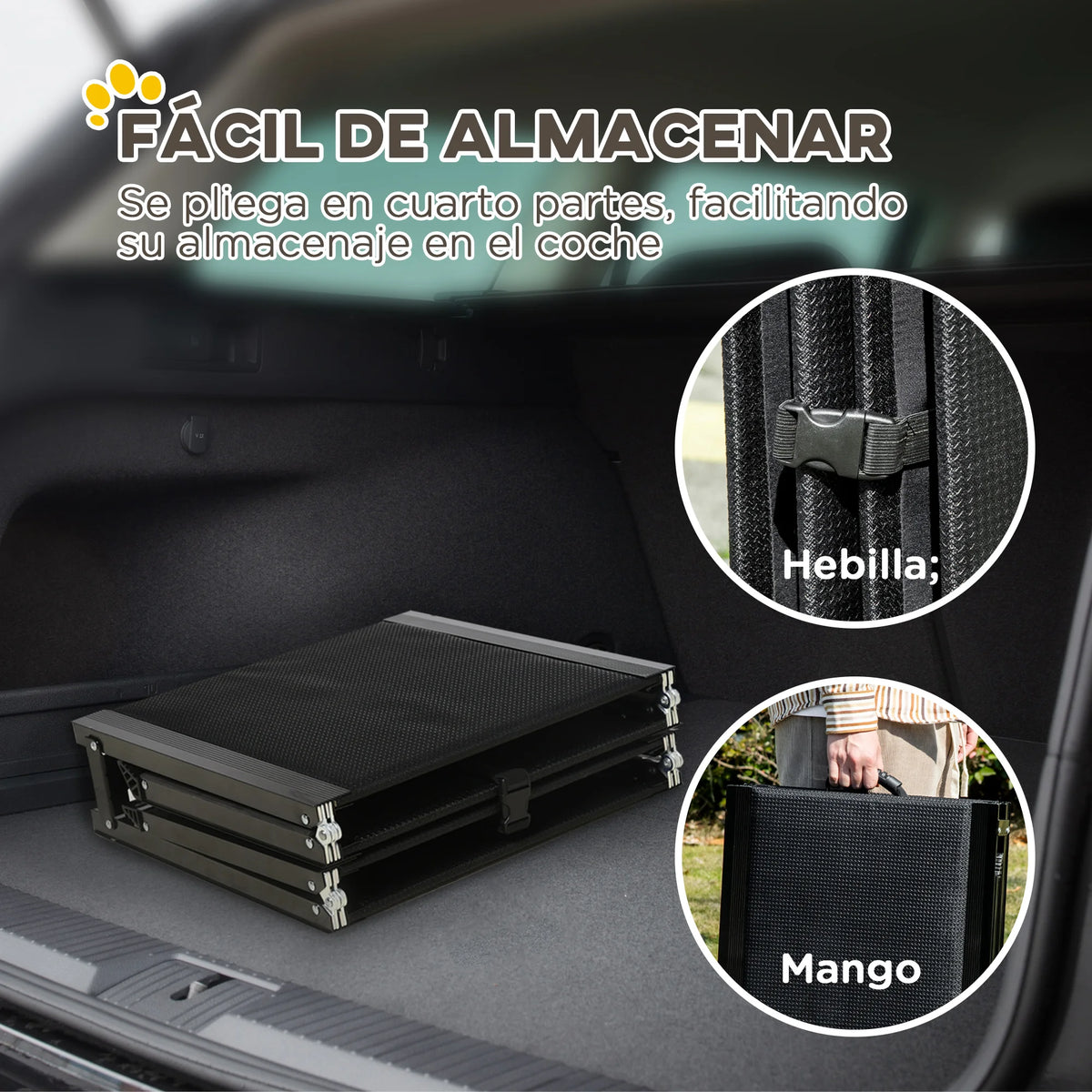 Portable Folding Dog Ramp for Cars | Non-Slip & Lightweight