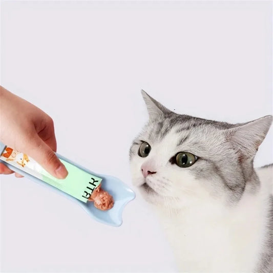 Cat Treat Squeeze Spoon Feeder Show more lines