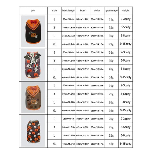 Spooky Pumpkin Pet Vest