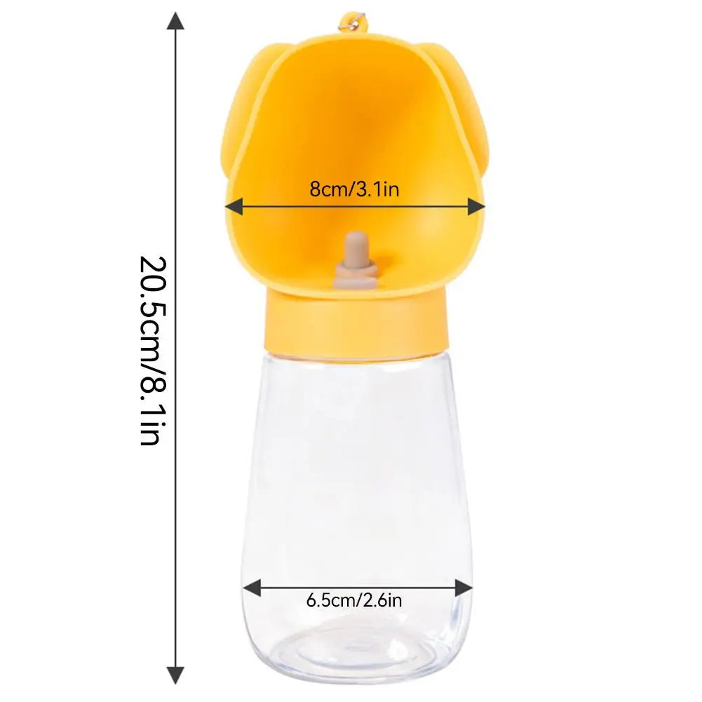 Portable Dog Water Bottle with Drinking Bowl