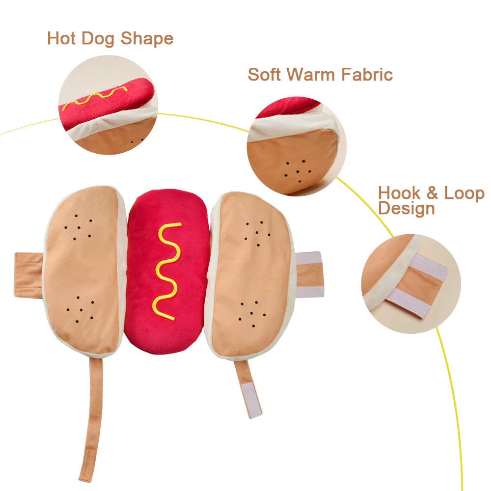 Halloween Hot Dog Pet Costume