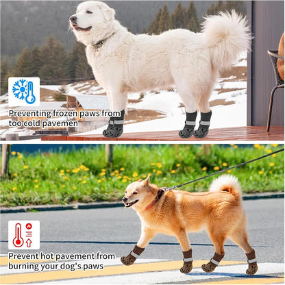 Non Slip Dog Socks Large Dog Grip Waterproof Socks Silicone