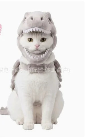 Dinosaur Skeleton Hooded Pet Costume