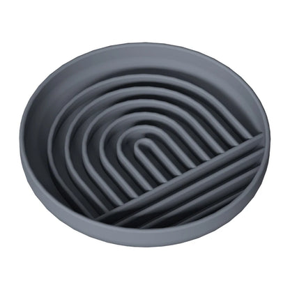 Round Slow Feeder Plate for Dogs & Cats