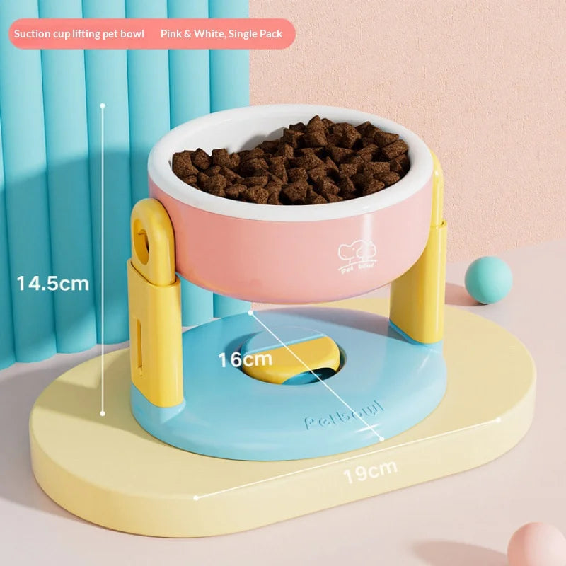Tip-Resistant Adjustable Pet Bowl