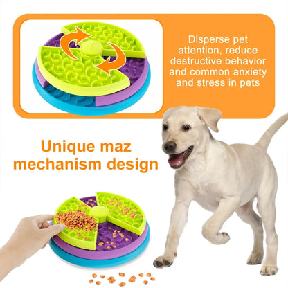 3-Layer Interactive Slow Feeder Puzzle for Dogs & Puppies