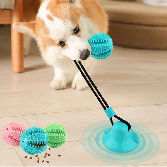 Dog Chew Ball Toy and Food Dispenser