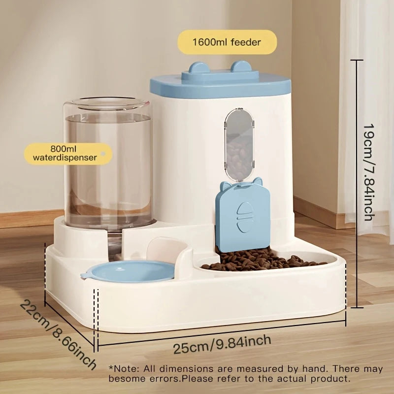 in-1 Automatic Pet Feeder & Water Dispenser