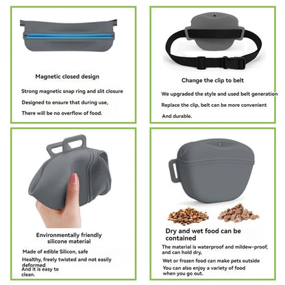 Hands-Free Dog Training Treat Pouch