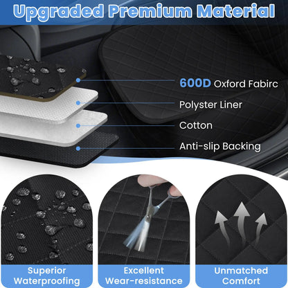 Waterproof Dog Front Seat Cover | Scratch-Proof & Non-Slip Car Protector