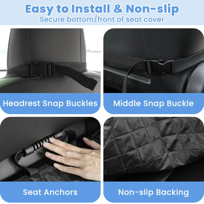 Waterproof Dog Front Seat Cover | Scratch-Proof & Non-Slip Car Protector