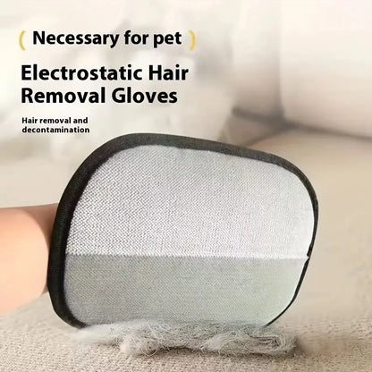 Reusable Pet Hair Remover Glove for Clothes & Furniture
