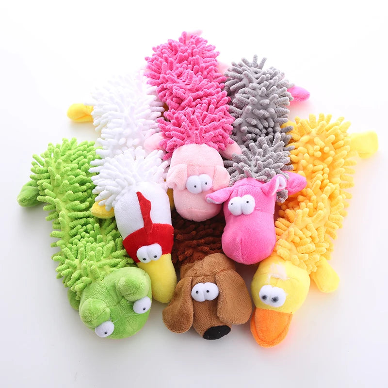 Squeaky Plush Dog Toy | Interactive Chew & Play Companion
