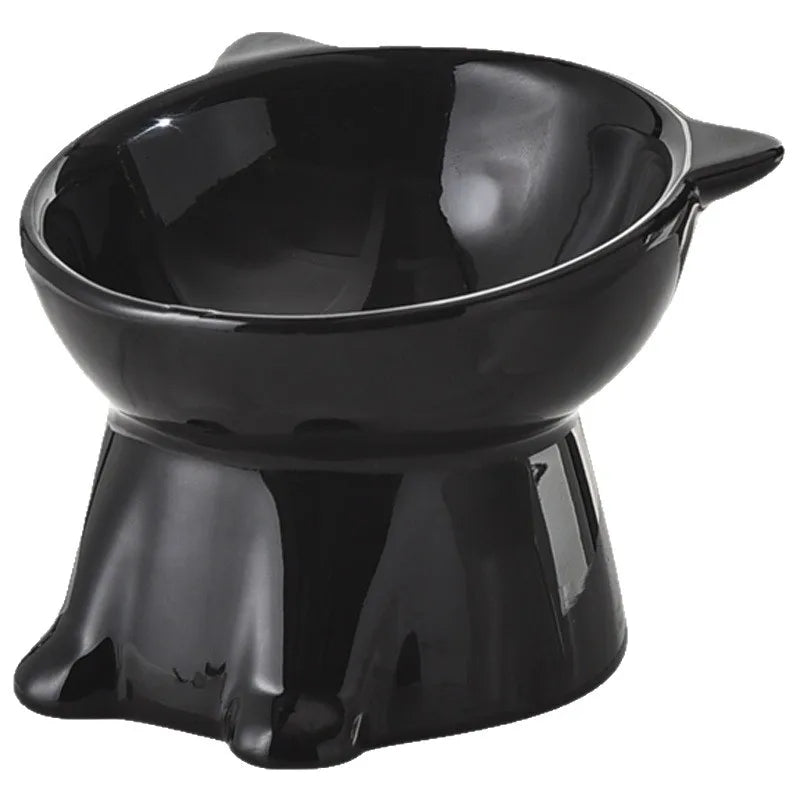 Elevated Anti-Slip Cat Slow Feeder Bowl