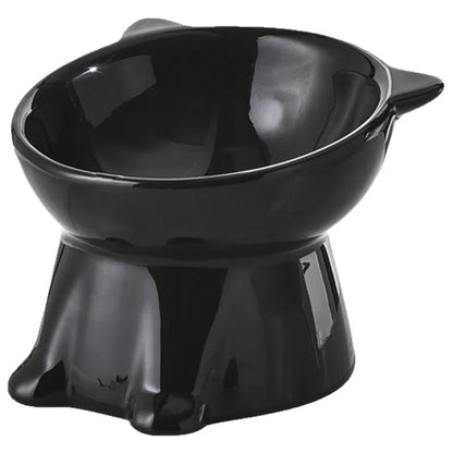 Elevated Anti-Slip Cat Slow Feeder Bowl