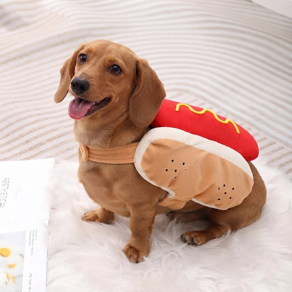 Halloween Hot Dog Pet Costume