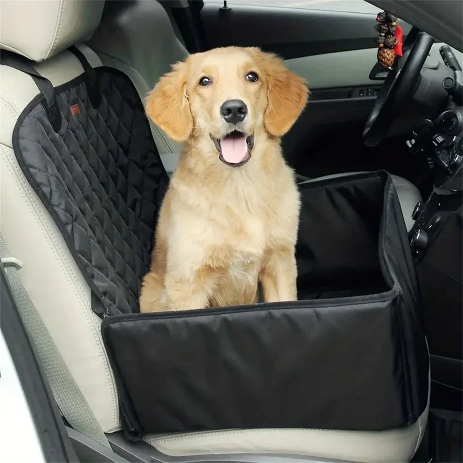 Fabric Quilted Waterproof Anti-Slip Dog Car Seat Cover