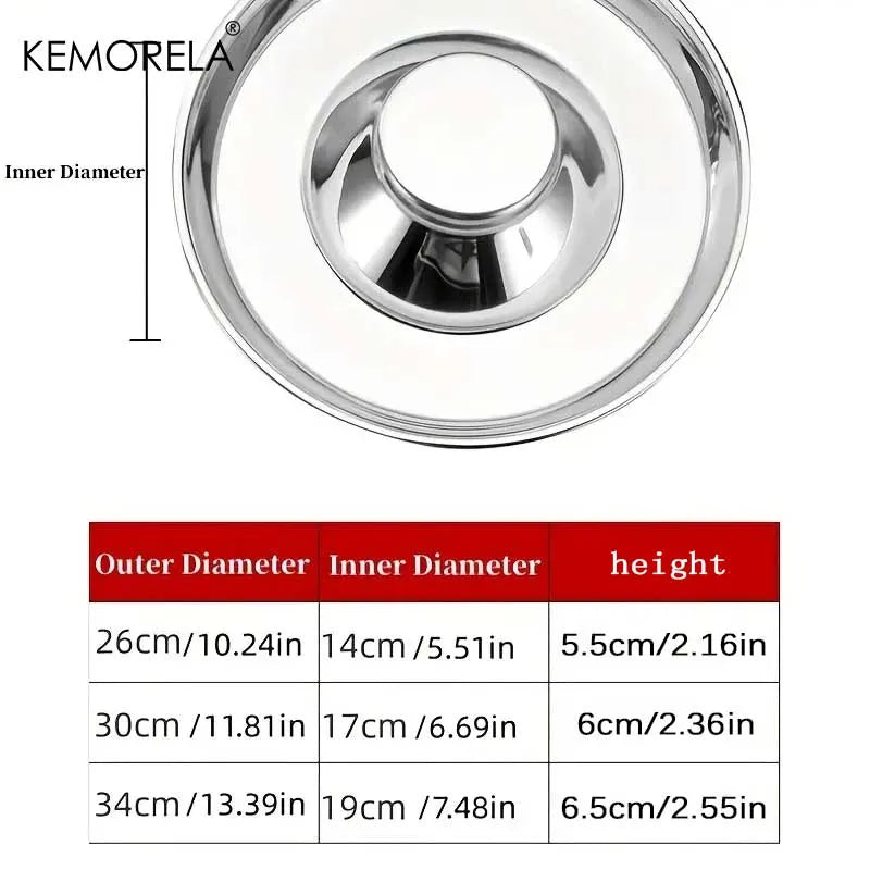 Stainless Steel Dog Slow Feeder Bowl