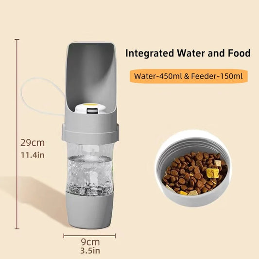 Adventure Pet Bottle Fresh Water & Food Anywhere, Anytime