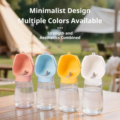Portable Dog Water Bottle with Drinking Bowl