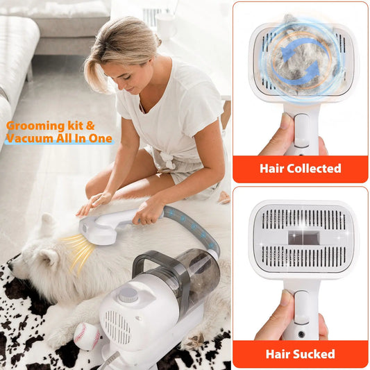 6-in-1 Pet Grooming Vacuum Kit