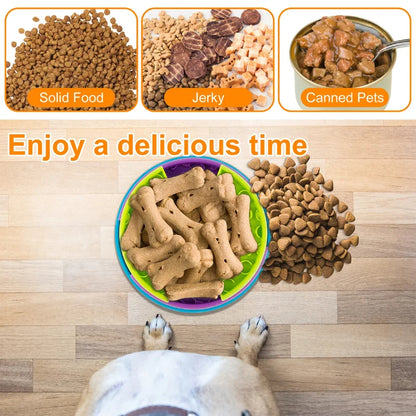 3-Layer Interactive Slow Feeder Puzzle for Dogs & Puppies
