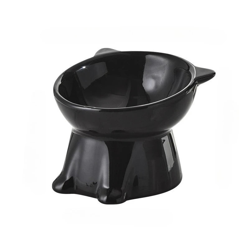 Elevated Anti-Slip Cat Slow Feeder Bowl