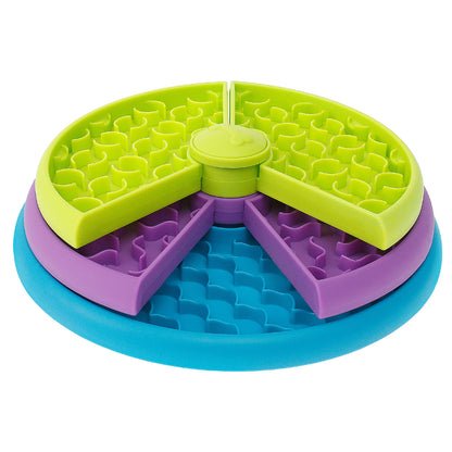 Puzzle Dog Slow Feeder Bowl with Toothbrush Set