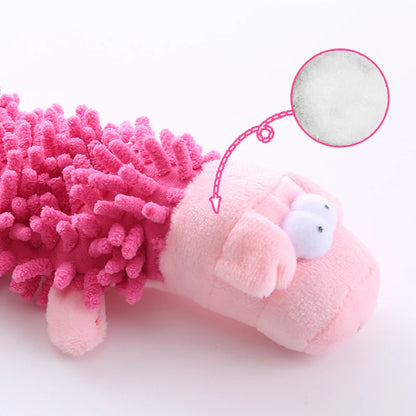 Squeaky Plush Dog Toy | Interactive Chew & Play Companion