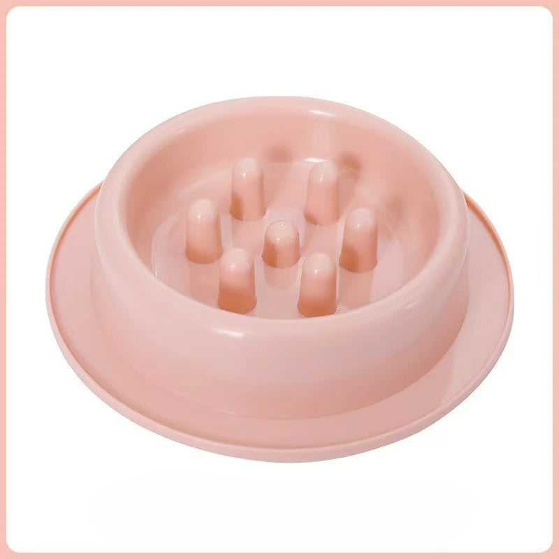 Elevated Anti-Slip Cat Slow Feeder Bowl