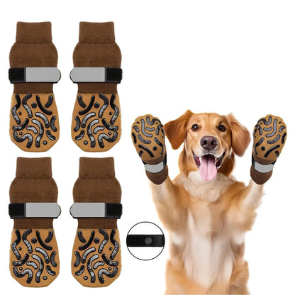 Non Slip Dog Socks Large Dog Grip Waterproof Socks Silicone