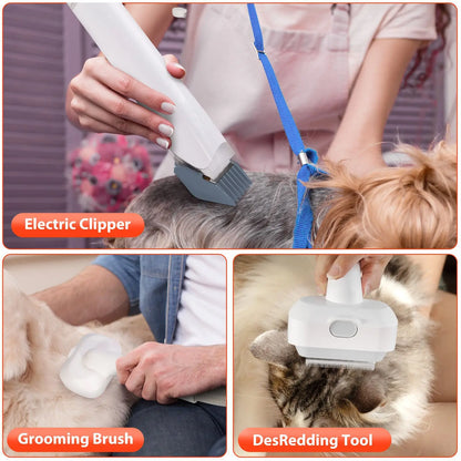 6-in-1 Pet Grooming Vacuum Kit