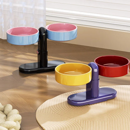 Tip-Resistant Adjustable Pet Bowl