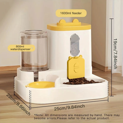 in-1 Automatic Pet Feeder & Water Dispenser