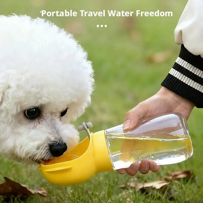 Portable Dog Water Bottle with Drinking Bowl