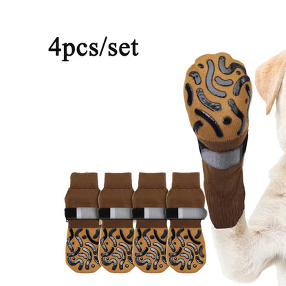 Non Slip Dog Socks Large Dog Grip Waterproof Socks Silicone