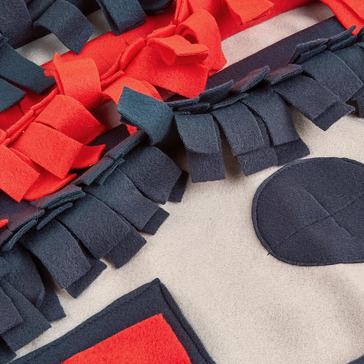 Square Dog Snuffle Mat for Slow Eating and Boredom Reduction