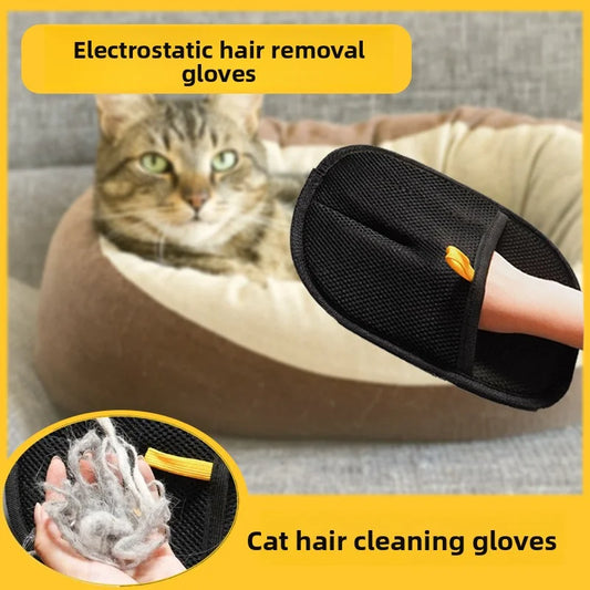 Reusable Pet Hair Remover Glove for Clothes & Furniture