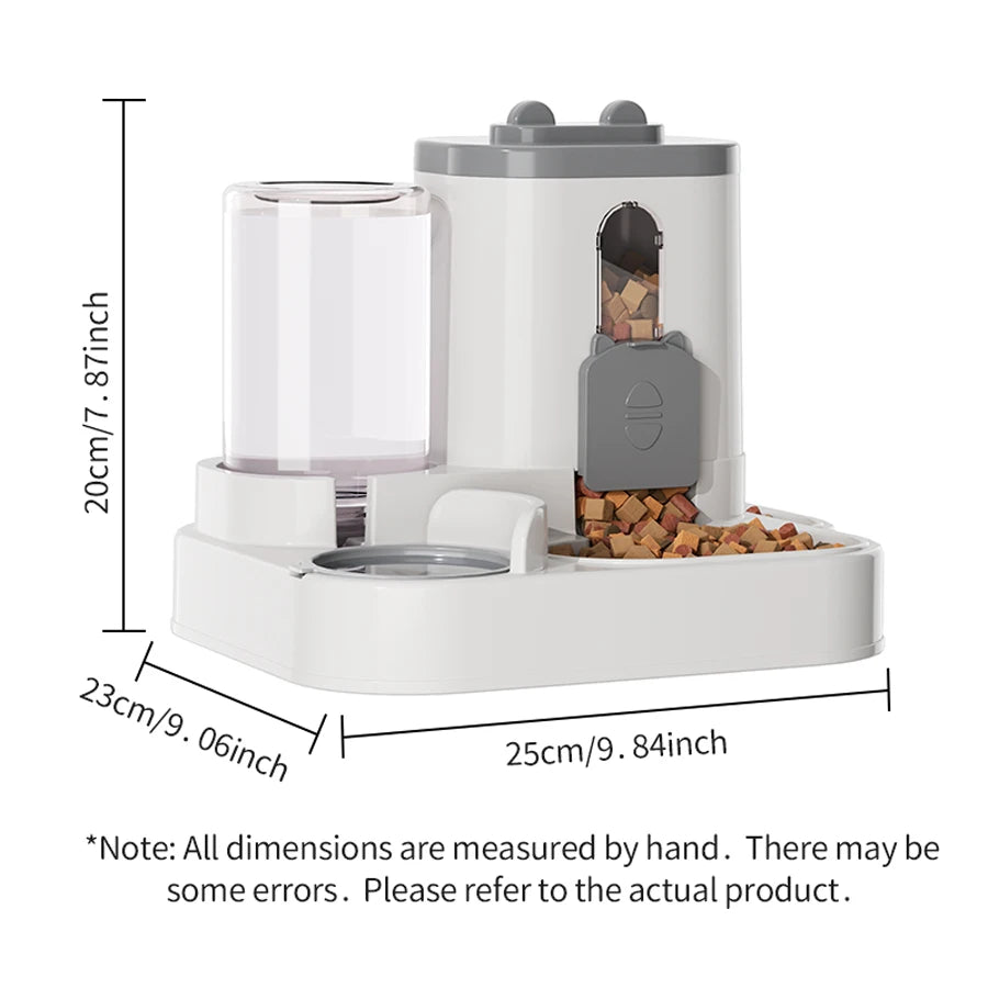 in-1 Automatic Pet Feeder & Water Dispenser