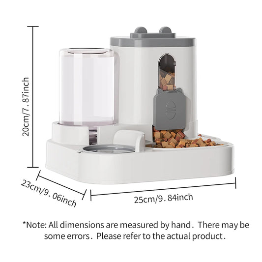 in-1 Automatic Pet Feeder & Water Dispenser