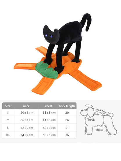 Pumpkin Kitty Halloween Pet Costume