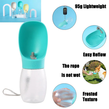 300ml Portable Dog and Cat Water Bottle