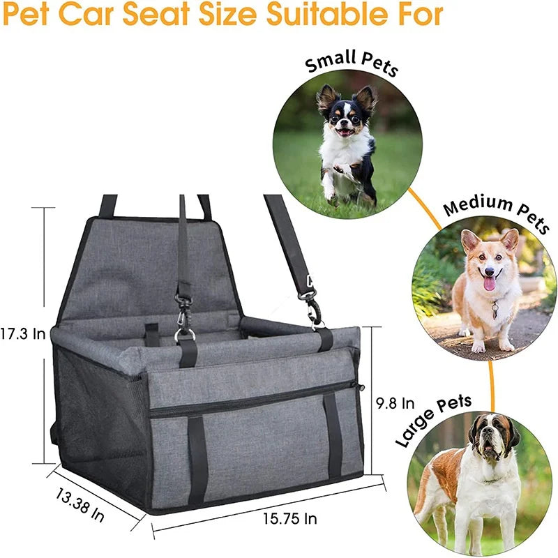 Foldable Dog Car Seat Cover Hammock