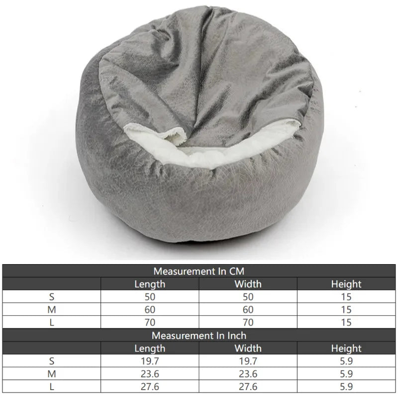 Warm Hooded Dog & Cat Bed with Blanket