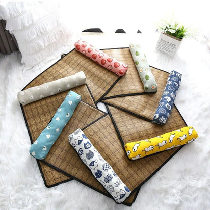 Summer Cooling Mat for Dogs & Cats with Built-In Pillow