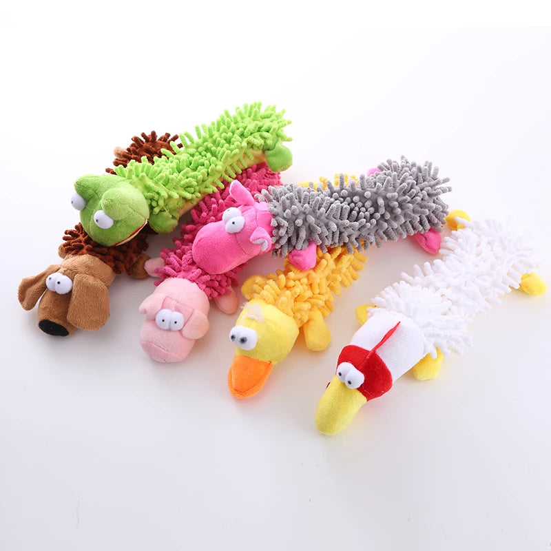 Squeaky Plush Dog Toy | Interactive Chew & Play Companion