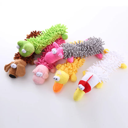Squeaky Plush Dog Toy | Interactive Chew & Play Companion