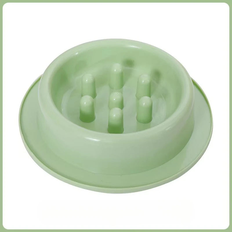 Elevated Anti-Slip Cat Slow Feeder Bowl